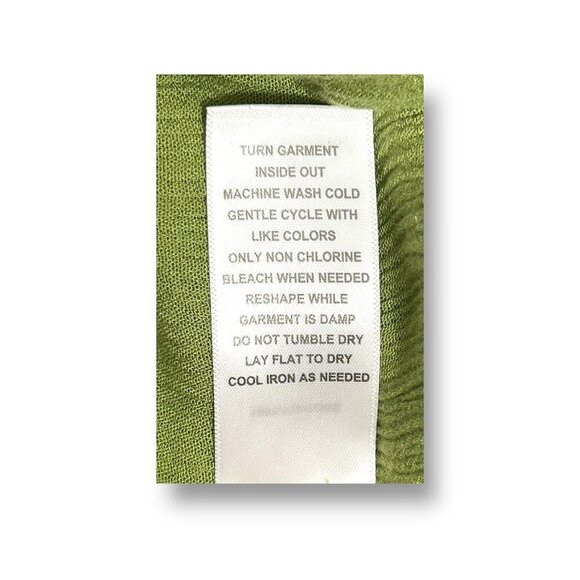 Eloquii Green Pleated Crepe Jumpsuit Wide Leg Resort Wedding Guest Size 18/20 - Picture 8 of 11